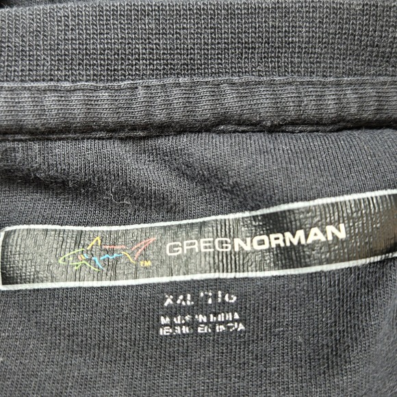 Greg Norman Golf T-Shirt‎ Casual Shark Logo Short Sleeve T Shirt Mens XXL - Picture 4 of 9